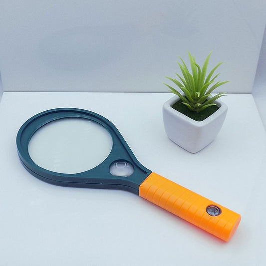 90mm Handheld Magnifying Glass with Optical-Grade Lens