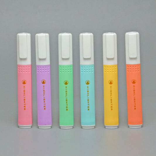 6-Color Highlighter Pack - Premium Quality