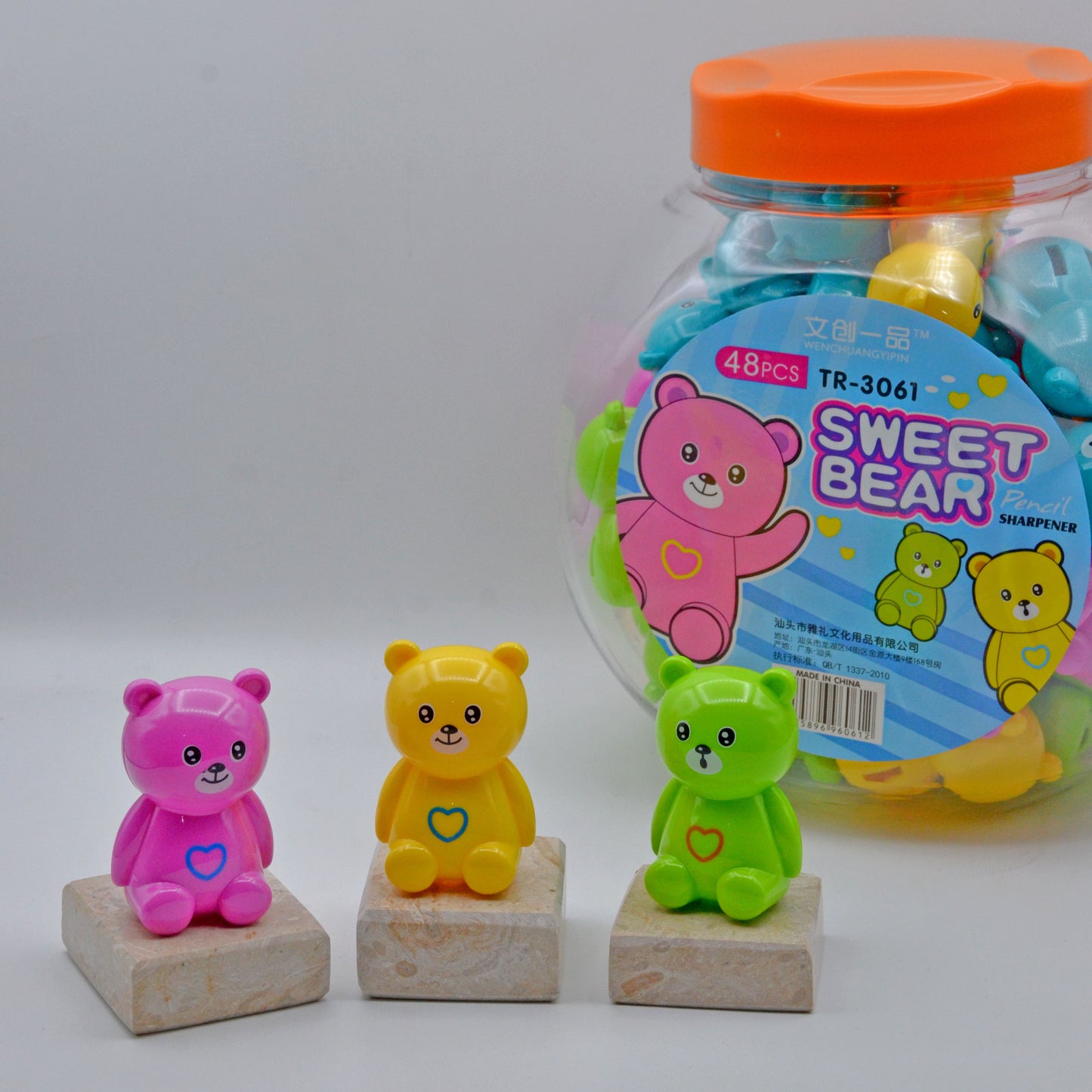 Adorable Cute Cartoon Bear Pencil Sharpener